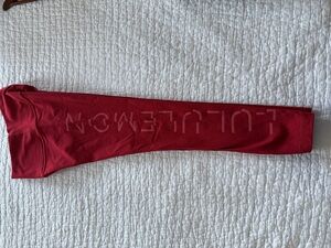 Lululemon Red leggings Size 4